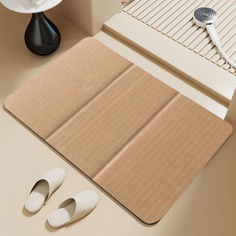 Kraft Paper Texture Diatomite  - Quick Dry Diatomite Bath Mat recension och pris