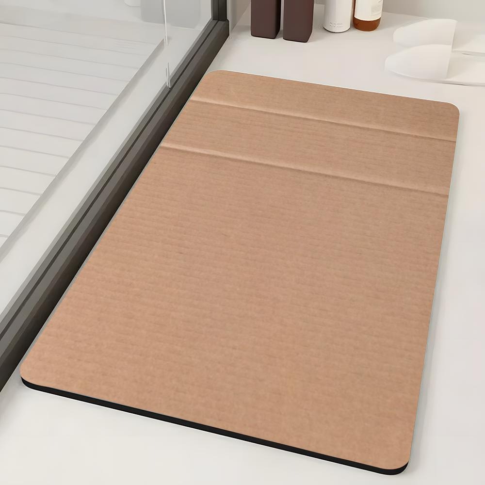 Kraft Paper Texture Diatomite  - Quick Dry Diatomite Bath Mat recension och pris