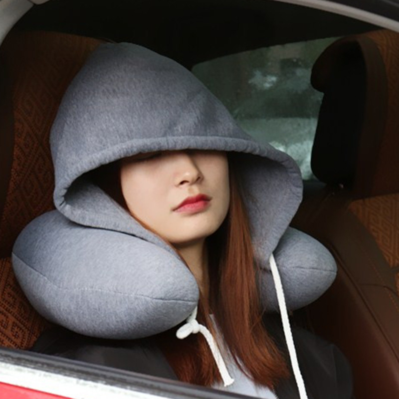 U-shaped Hooded Travel Home Pi - Anti Snore Contour Pillow recension och pris