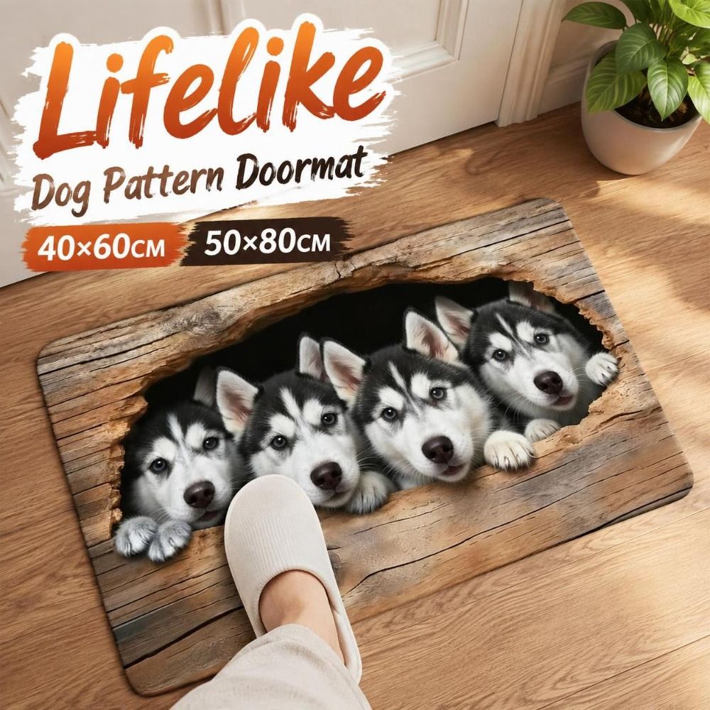 Durable Diatomite Dog Pattern  - Quick Dry Diatomite Bath Mat recension och pris