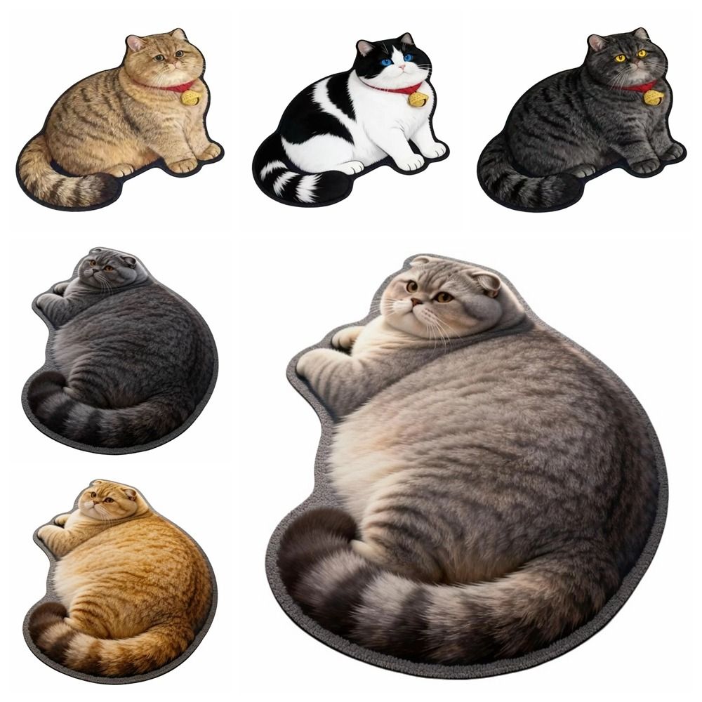 Cute 40*60cm Cat Shaped Diatom - Quick Dry Diatomite Bath Mat recension och pris