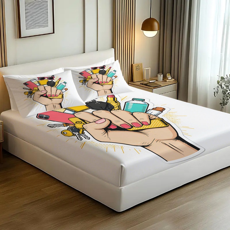 Urban Carry Essentials Fitted  - Fitted Bed Sheets Deep Pocket recension och pris