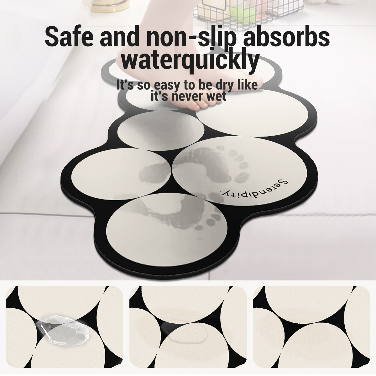Diatomite Bath Mat Bathroom Ca - Quick Dry Diatomite Bath Mat recension och pris