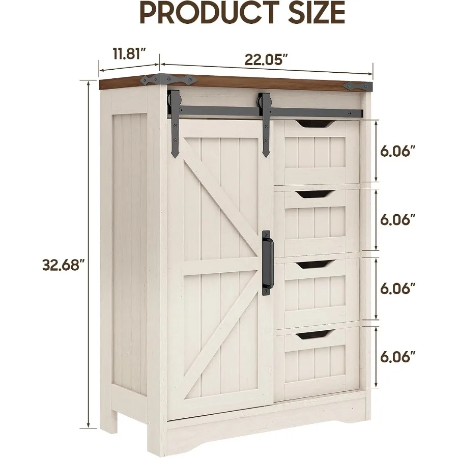 Farmhouse bathroom storage cab - Storage & Organization recension och pris