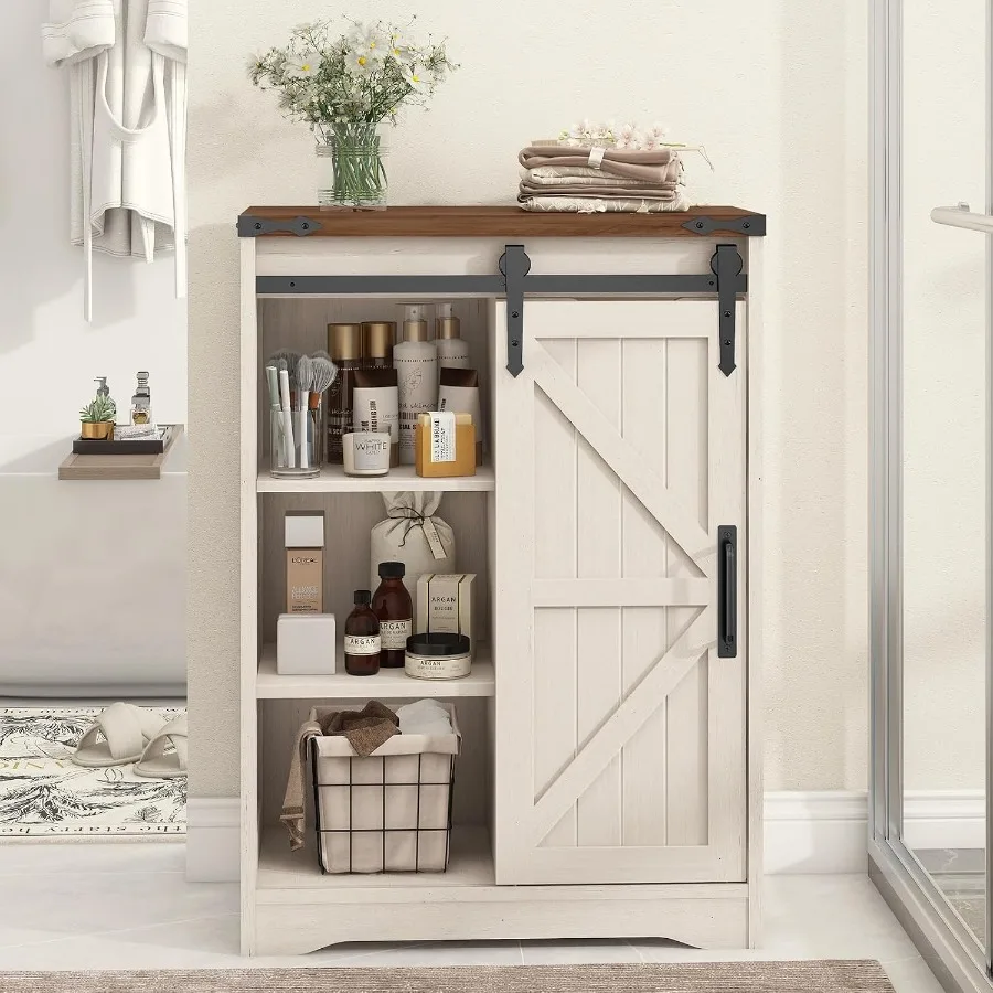 Farmhouse bathroom storage cab - Storage & Organization recension och pris