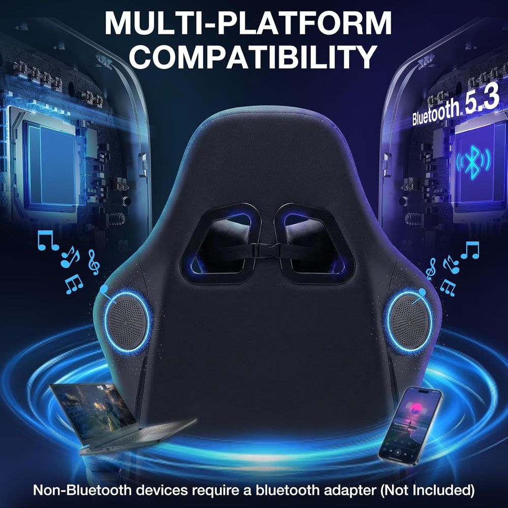 RGB Gaming Chair with Bluetoot - Lighting recension och pris
