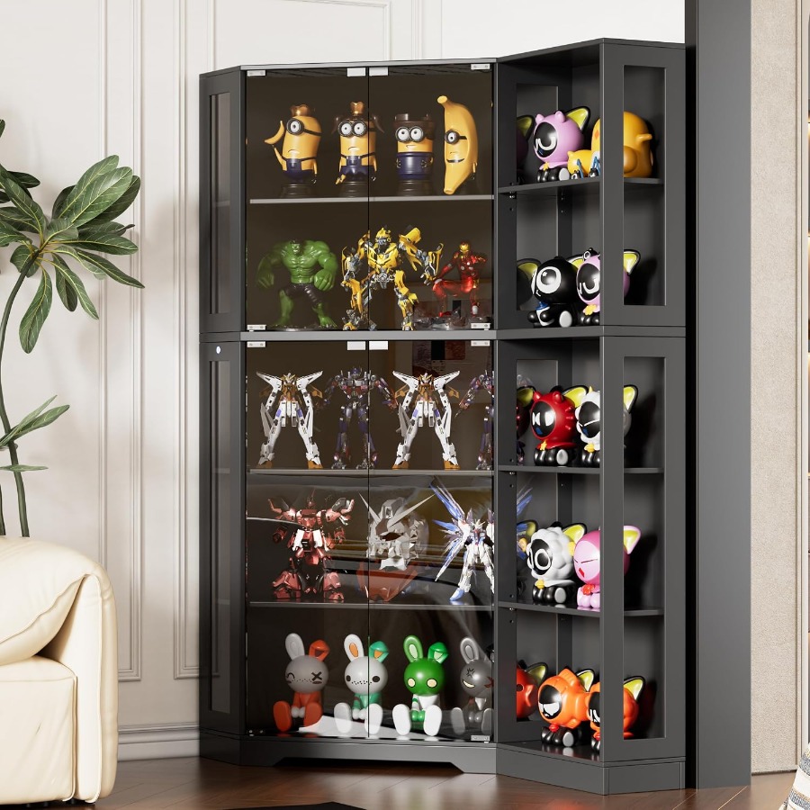 Corner display curio cabinet w - Storage & Organization recension och pris