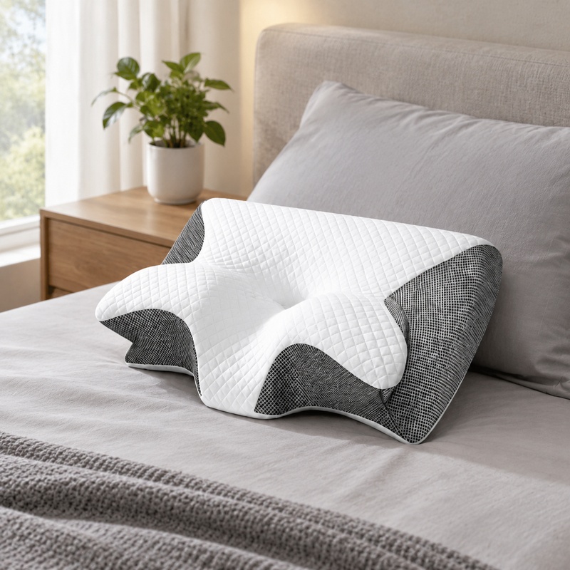 Breathable Orthopedic Memory F - Memory Foam Orthopedic Pillow Neck Pain recension och pris