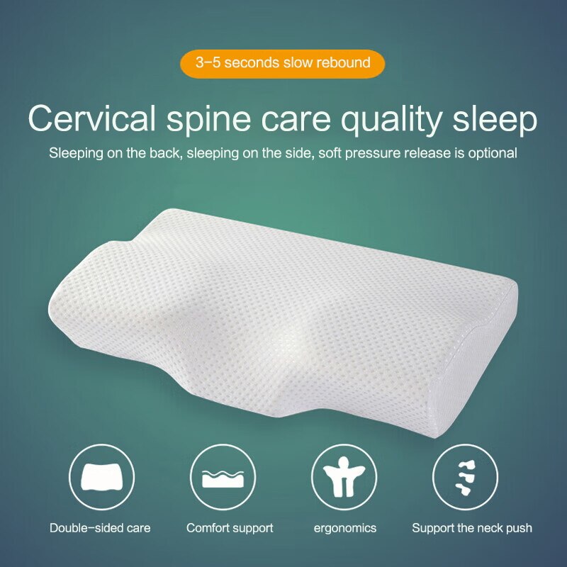 Neck Pillow Slow Rebound Memor - Anti Snore Contour Pillow recension och pris