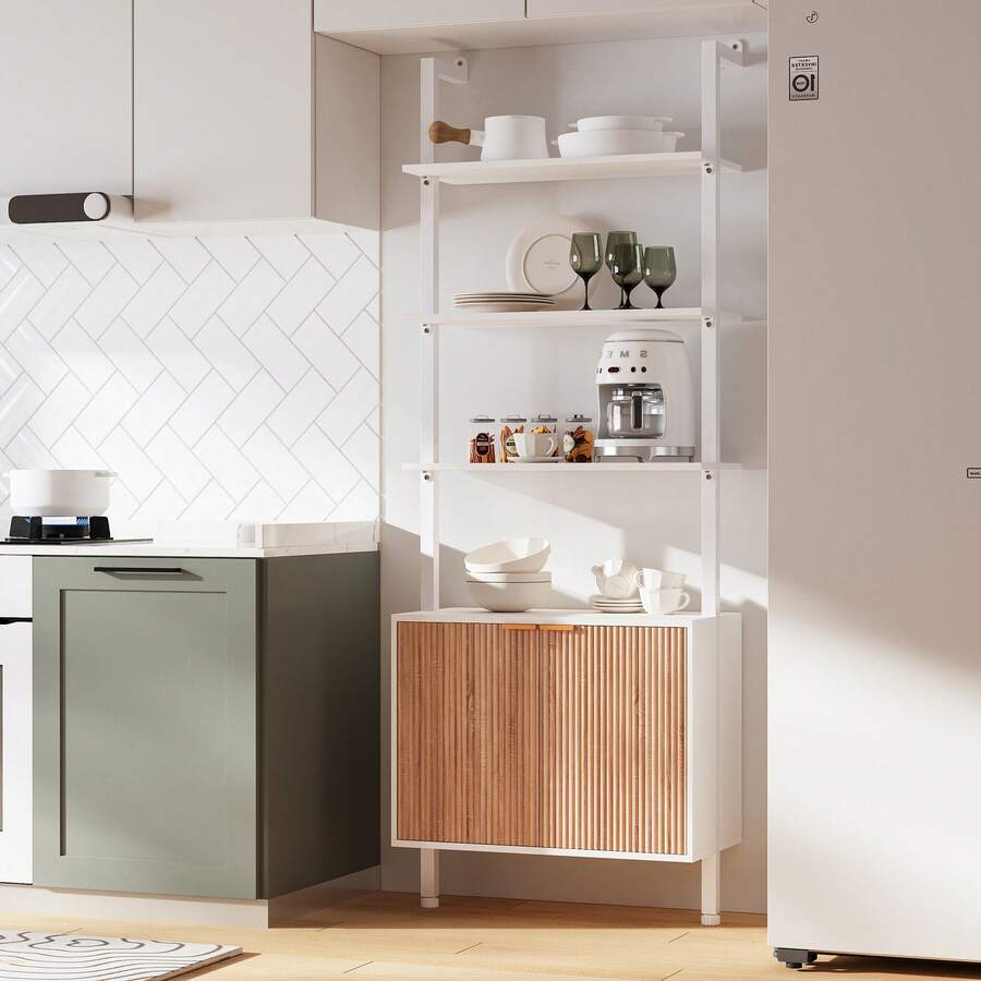 Chic Modern Ladder Bookcase Wi - Storage & Organization recension och pris