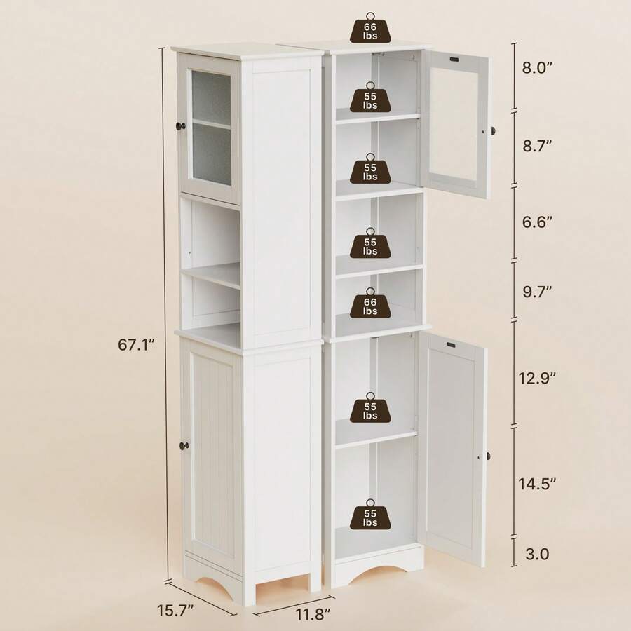 Bathroom Cabinet With Two-Way  - Storage & Organization recension och pris