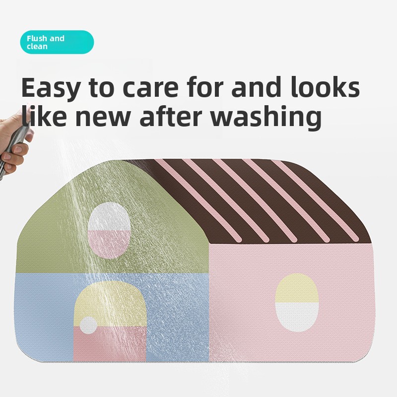 House Shape Soft Diatomite Bat - Quick Dry Diatomite Bath Mat recension och pris
